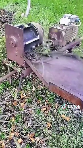 Home Made Wood Chipper/Shredder… #wood #timber #trending