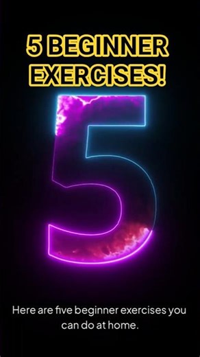 5 Beginner Exercises You Can Do at Home