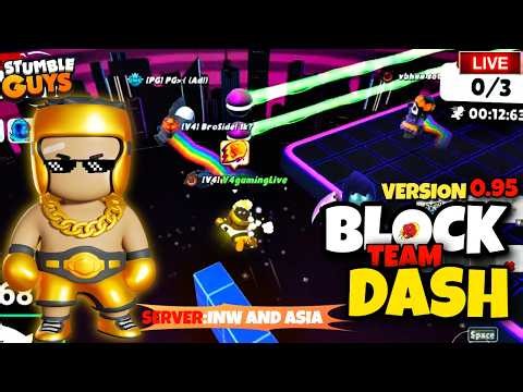 🔴STUMBLE GUYS LIVE || 🏆INW ASIA SERVER 🎉BLOCK DASH TEAM #stumbleguyslive #gaming