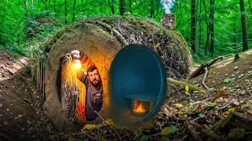 245K views · 1.9K reactions | 蝹 Building a Hidden Hazel Nest with Stove | Bushcraft Shelter #bushcraft #build #camping #survival #shelter #wildlife #outdoorstyle | Armani Aufderhar | Facebook