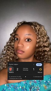 Arsenal vs Wolverhampton Wanderers FC #PremierLeague #Arsenal | Sis Wendii Ntshangase