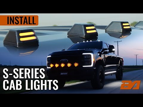 S-Series Cab Lights Retrofit Installation | Add Cab Lights to 2023-2025 Ford Superduty F-250 F-350