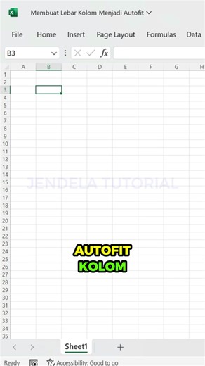 📊 Otomatis Sesuaikan Lebar Kolom di Excel! ✨ Pernah merasa kesal saat...