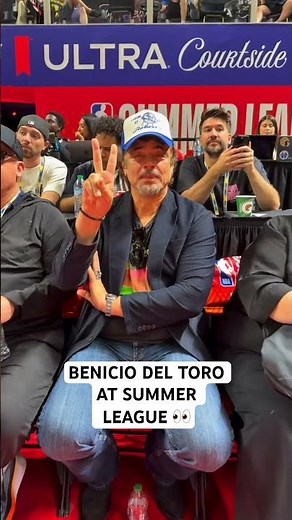 Academy Award winner Benicio del Toro in Vegas for Summer League!