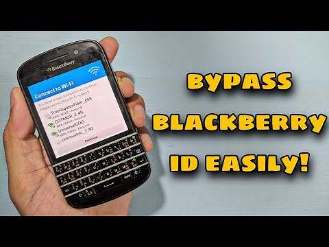 Bypass BlackBerry ID from BlackBerry OS 10 Device - BlackBerry Q10