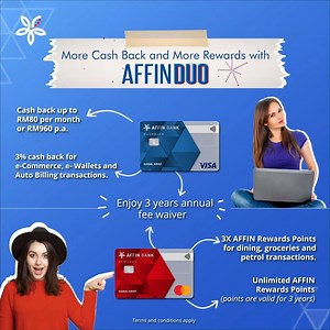 Switch to AFFIN DUO today and stand a chance to win a new Proton X50!* Apply now at https://bit.ly/ApplyforAffinDuo *Terms and conditions apply. #AffinMy #DoThisOrThat #AffinMyCards | AffinMy