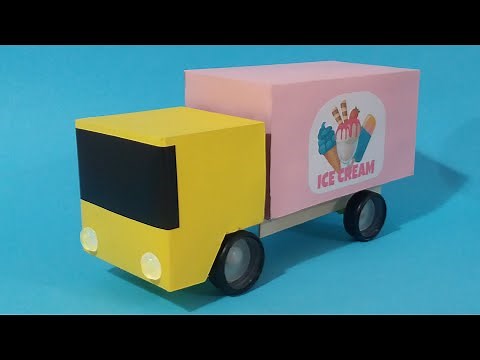 How to make a TRUCK with RECYCLING materials