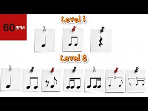 Easy to Advanced Rhythms 🎵 | 60 BPM Challenge+ PDF Exercises