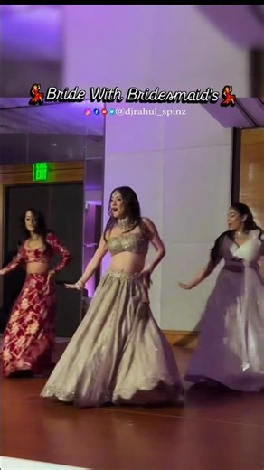 Bride Dance Performance 💃 Dance Video #dance #treanding #bridemaid #bridedance #bolleywoodsong