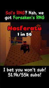 Good luck on getting the best Forsaken RNG! || #roblox #forsaken #fyp