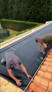 Low Slope Roof Install 💰 #roofing #follow #construction #shorts #share #shortvideo #viral #youtube