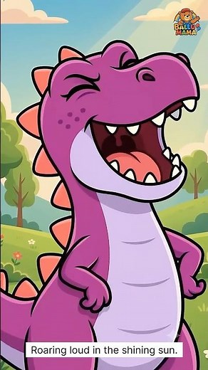 Dino Dino Roar Roar Roar! 🦖 Dance Song for Kids | Nursery Rhyme Song | Ballu Mama TV #shorts