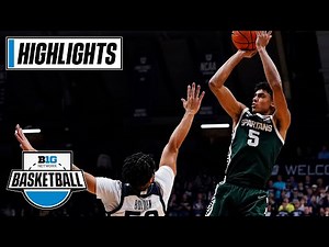 Michigan State at Butler | Extended Highlights| Big Ten Men's Basketball | Nov. 17, 2021