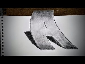 How to draw 3D alphabet
