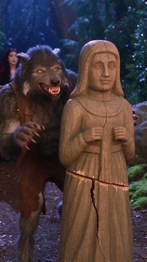 The werewolf picked the worst place in the forest to lose his balance...