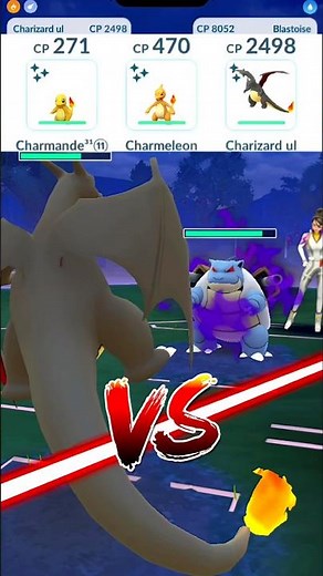 Shiny ✨ Charizard 🔥 Evolution Line Battle 🤩 ‪@prasadpokemongaming‬ #shorts #pokemongo #pvpteam