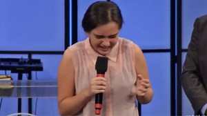 Young Girl Under Heavy Anointing In The Holy Ghost - Rodney Howard-Browne | Move Of God