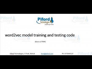 L 5 word2vec model train and test full code