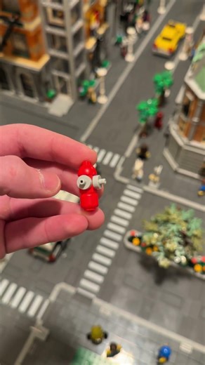 How to make fire hydrants for your LEGO MOCs... #lego #legos #legomoc