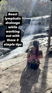 Moving your body is imperative for proper lymphatic drainage. So what I do to enhance my drainage and ultimately get double duty out of my work out are these 3 things: 1) I clear my nodes. Minimally my specific 7. Why cause if they are congested, the fluid in the vessels has no where to drain to 😬 2) I diaphragmatic breathe through my nose. Diaphragmatic breathing helps drain the fluid from your belly button all the way down to your toes. If you are not diaphragmatic breathing your body is unab