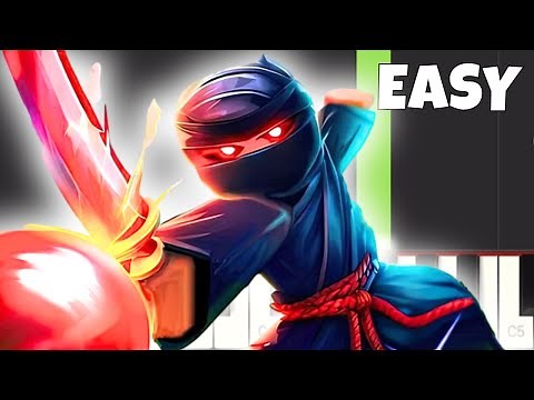 ROBLOX Blade Ball - Ninja Fighter Theme - EASY Piano Tutorial