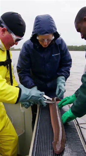 Electric Eels Caught in Amazon
