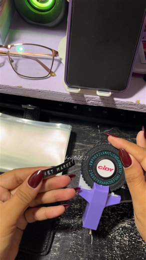 Bring your labels to life with this 3D Embossing Label Maker! ✨🩵 Perfect for adding that bold, retro touch to your organizers, jars, and crafts 🏷️💫 #LabelGoals #OrganizedInStyle #3dlabelmaker #3dembossinglabelmaker #labelmaker #label #purple