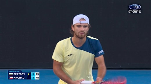 Australian Open Highlights: Grigor Dimitrov vs Tomas Machac