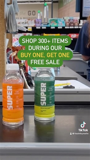 It's a BOGO kind of week at Fresh Thyme! 🛒👏 The perfect time to stop in and stock up. Sales end Tuesday 8/27. See the full ad 👉 frshtym.co/4eD1H0X #FreshThyme #FreshThymeFinds | Fresh Thyme Market
