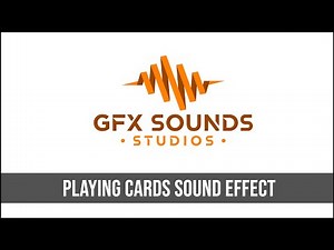 Playing Cards Sound Effect