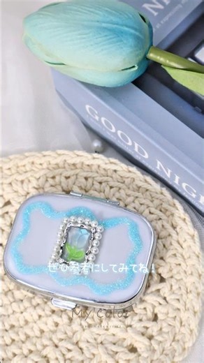 I made accessories and a pill case using sugar powder! #handmade #resin #pr #sugarpowder