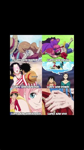 ❤️ Who is the Best Match for Luffy? | One Piece Couples #shorts #onepiecebonbonjourney #luffy