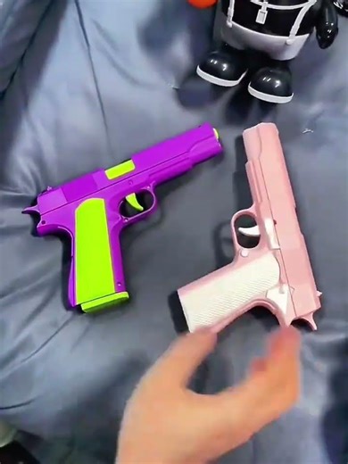 No boy can refuse this toy gun with linked shell ejection. You can play with the model toy anywh