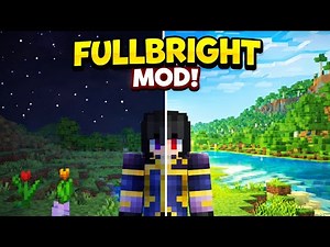 INSANE FullBright Mod for MCPE 1.21.131.1 🔥 (10x Brighter!) | Works on Servers