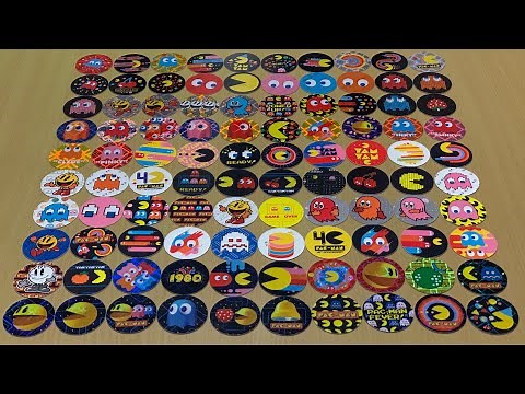 ¡Colección completa Tazos Pac-man Sabritas!