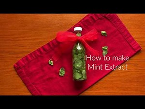 Learn How to Make Mint Extract