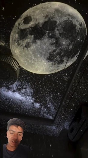 Galaxy Projector Room Setup 🌌 | Aesthetic Bedroom Lighting Ideas #shorts”