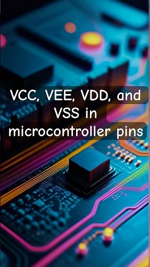 VCC, VEE, VDD, and VSS in microcontroller pins? #powersupply #electroniccircuit #vcc #vdd #vee #vss