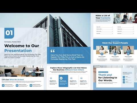Free Company Overview Slide Template for PowerPoint Presentations