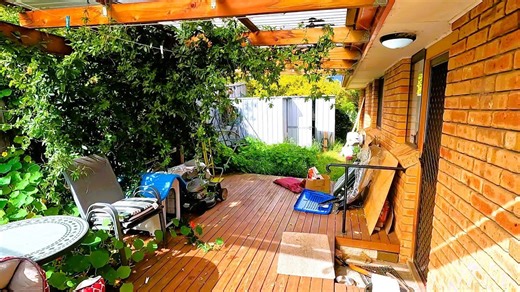 She couldn't handle the messy yard