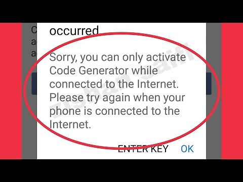 Facebook Fix Code Generator Problem || Sorry, a network connection error has occurred Problem Solve