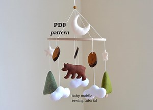 Baby Mobile Pattern : Woodland Mobile Tutorial (digital Download) - Etsy Canada