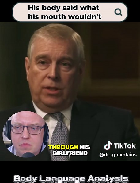 When you lie, your body tells the truth. #Drgexplains #bodylanguage #PrinceAndrew #liedetector #psychology