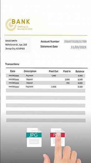 Blur Any Text or Object in a Document - Ads - Portrait #documents #blur #iphone #iphoneapp