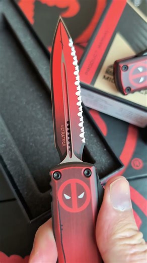 Unboxing Microtech Ultratech ZBP GEN III 1122-3DPS Exclusive Deadpool #microtechknives #otfknife