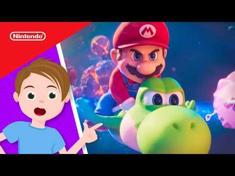 Super Mario Galaxy Movie Trailer Reaction For Kids 🚀 Watch With Me 🥳 | Play Nintendo
