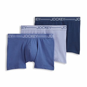 Jockey Men's Organic Cotton Stretch 4" Trunk - 3 Pack - Walmart.com