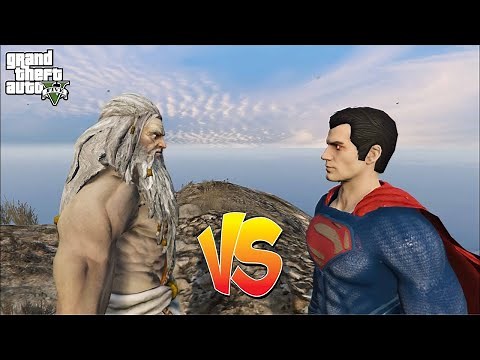 GTA 5 - Superman VS Zeus