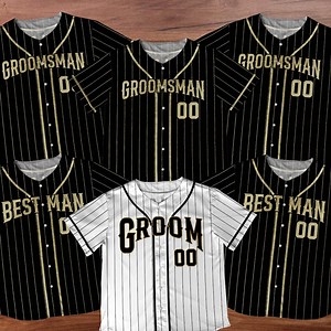 Groom & Groomsmen Jersey Shirts Custom Names and Numbers Jersey,groomsmen Proposal,bachelor Party Groomsmen Jersey,best Man,groom Shirts W15 - Etsy