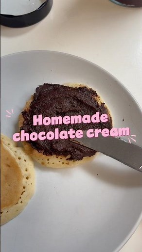 Homemade chocolate cream❤️🥰